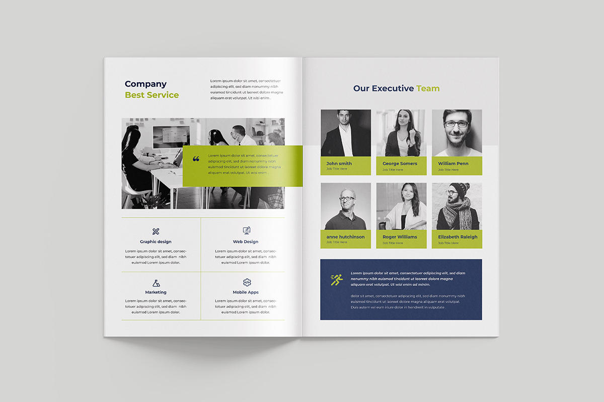 Company Profile Template, a Brochure Template by afsar.hossain (Photo 3 of 6)