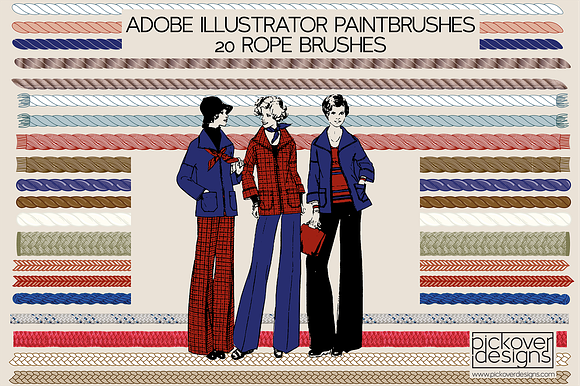 20 ROPE BRUSHES FOR ILLUSTRATOR preview 6