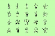 Vegetable Mascot Illustration, an Object Illustration by Decoconio Design (Thumbnail 3 of 7)