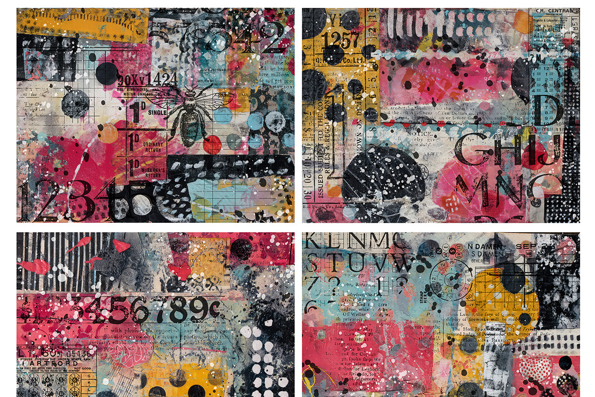Art Journaling Abstracts 2 Textures, a Texture Graphic by Polka Dot Pixels (Photo 3 of 4)