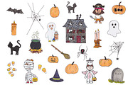 Boo Radley - Halloween Illustrations, a Decorative Illustration by Rawberry Strubarb Ink. (Thumbnail 2 of 2)