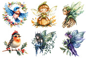 Woodland Fairy Clipart, an Illustration by Daily.Designs (Thumbnail 3 of 9)
