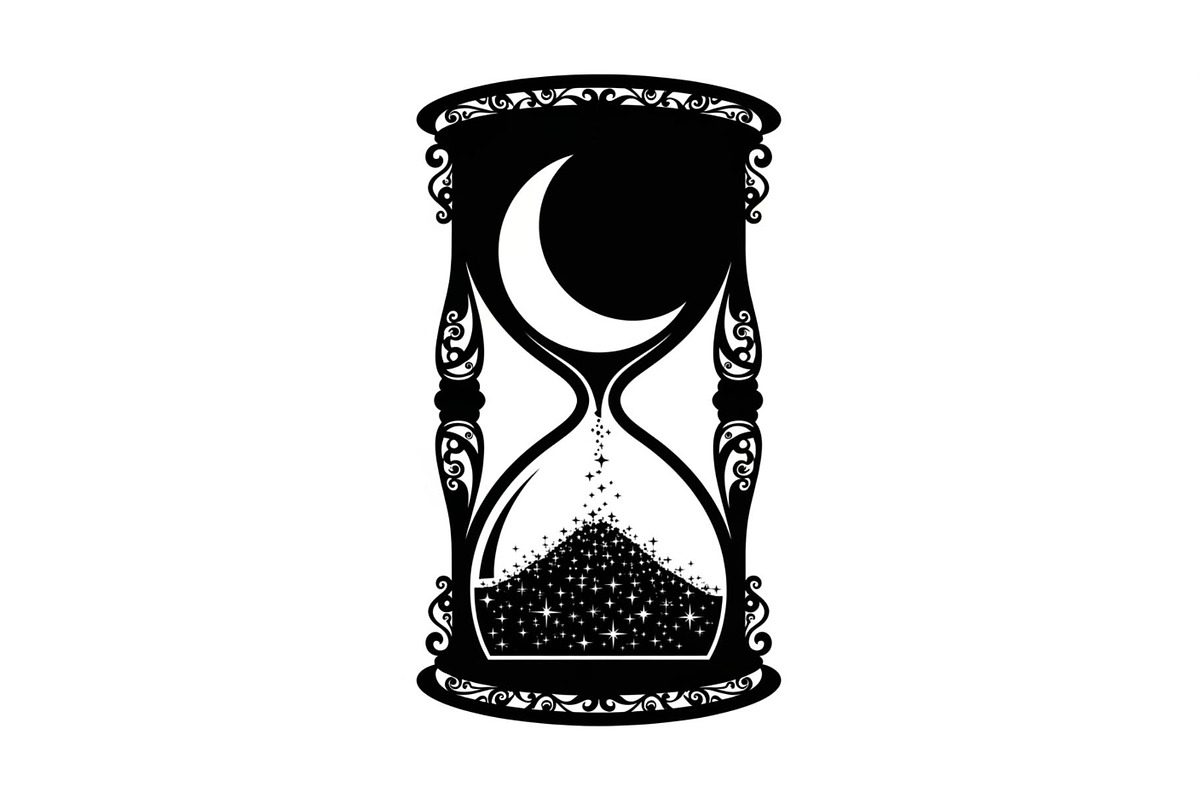 Moon Hourglass Design Bundle, an Illustration by jahid234 (Photo 14 of 31)