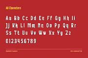 Bandiko | Retro Condensed Font, a Sans Serif Font by twinstd (Thumbnail 12 of 13)