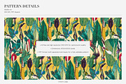 Exotic Tropical Patterns & Motifs, a Pattern Graphic by LEAFure (Thumbnail 3 of 13)