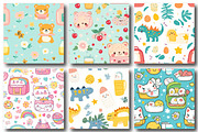Kawaii Back to School Seamless, a Pattern Graphic by designcity5 (Thumbnail 2 of 5)