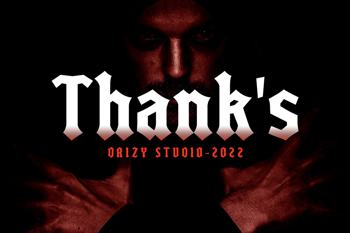 Blatters – Halloween Gothic Font, a Serif Font by Drizy (Photo 10 of 10)
