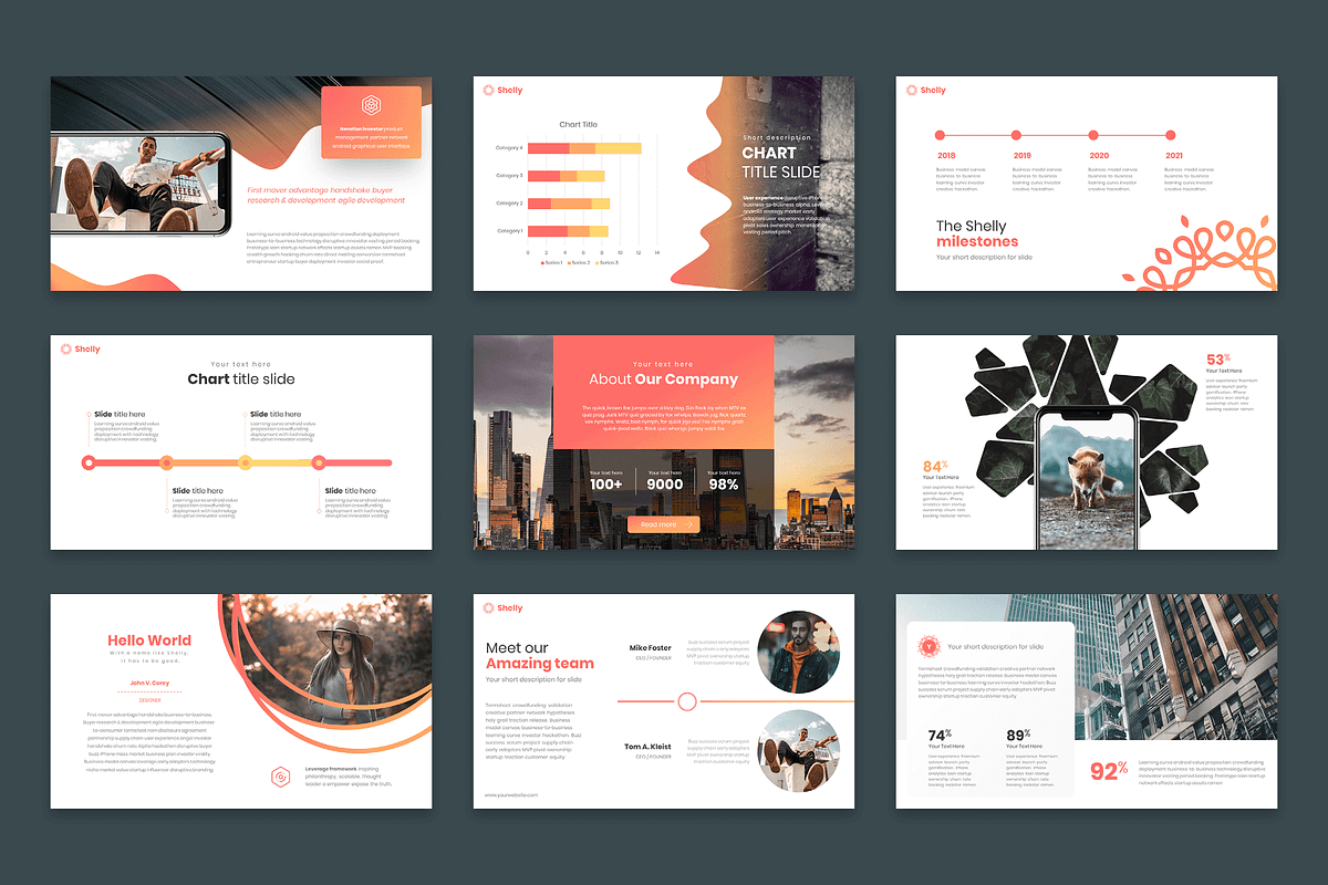 Shelly Powerpoint Template, a Presentation Template by Reshapely (Photo 7 of 14)