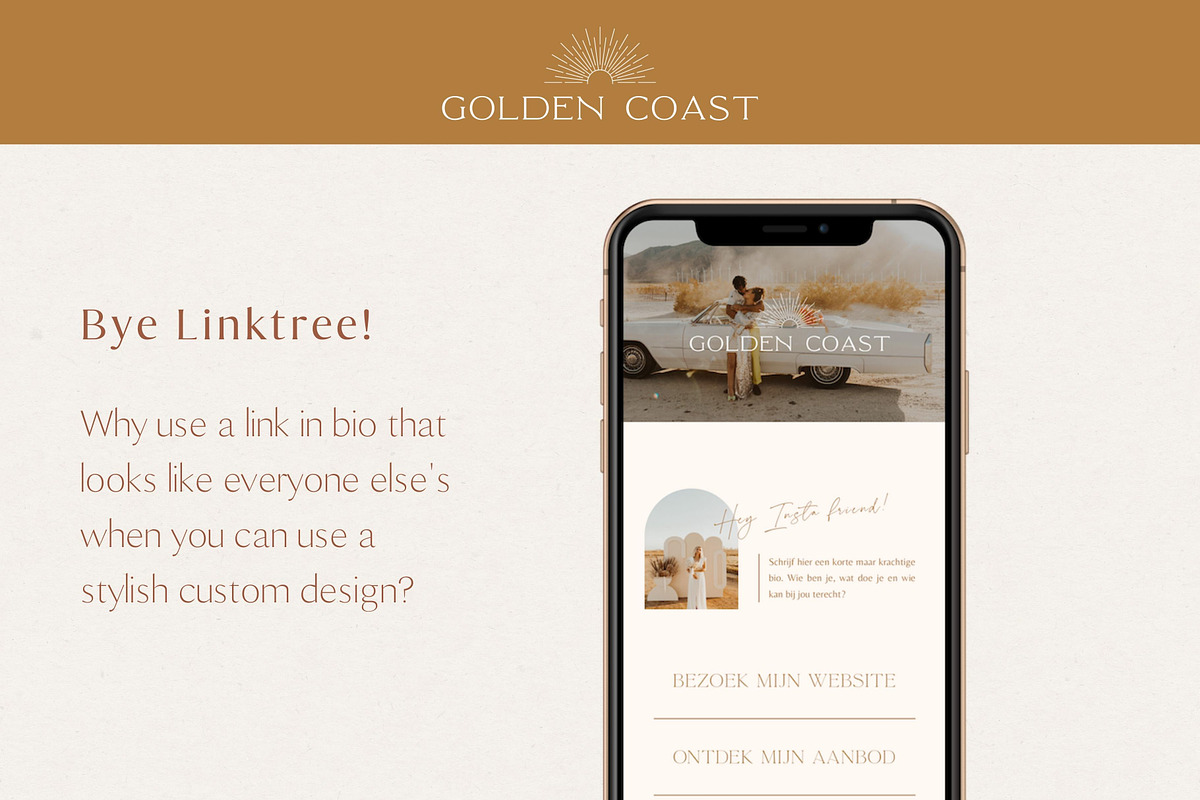 Showit Instagram Link in Bio Boho, a Websites & App Template by Wonderlik Webdesign (Photo 2 of 4)