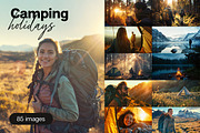 85 Camping holidays images, a Nature Photo by Handmadefont (Thumbnail 1 of 14)