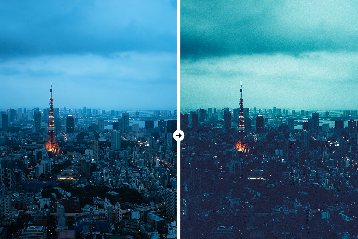 4 Vintage Landscape Lr & Ps Presets, an Action Add-On by M E G A S E T S (Photo 3 of 6)