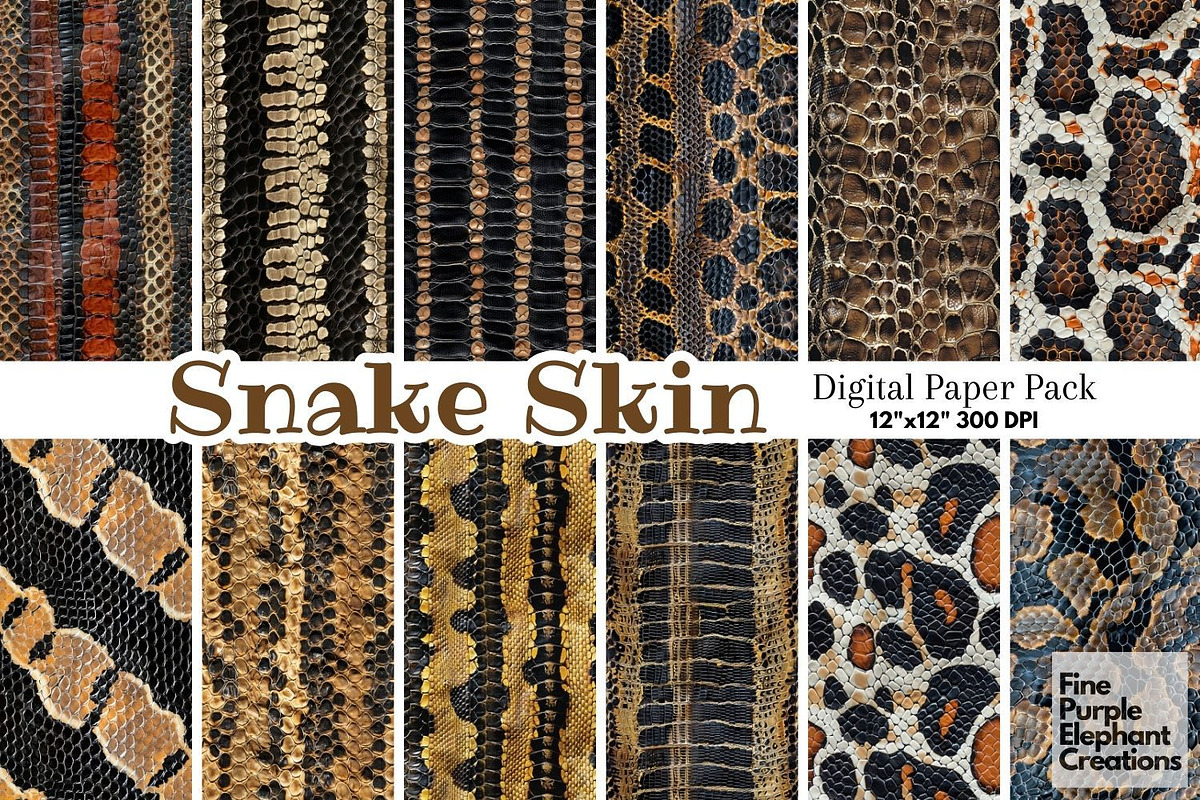 Snake Skin Scales Texture Reptile, a Texture Graphic by Fine Purple Elephant (Photo 1 of 5)