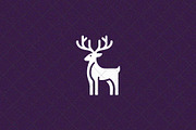 Minimalist Deer Emblem, an Animal Illustration by Vectorium Studio (Thumbnail 4 of 4)