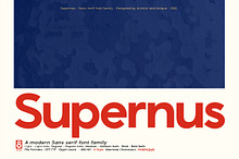 Supernus - Sans serif Font Family