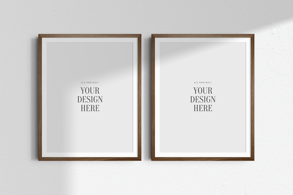 Frame Mockup BUNDLE 4:5 Portrait, a Product Mockup by DESIGN BY nube (Photo 11 of 15)