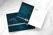 Merry Christmas Greeting Postcard PS, a Card Template by Godserv Designs (Thumbnail 2 of 15)