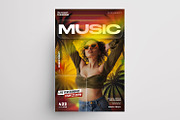 2 Summer Music Flyers Templates, a Flyer Template by PixelsDesign (Thumbnail 3 of 3)