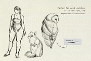 15 Procreate Color Pencils Brush Set, a Brush Add-On by Jenteva Art (Thumbnail 8 of 16)