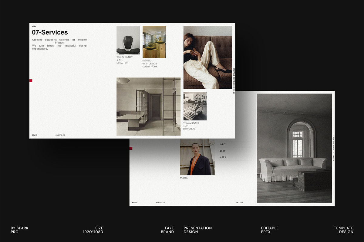 AIRA | Portfolio Design, a Presentation Template by SparkPro (Photo 8 of 11)