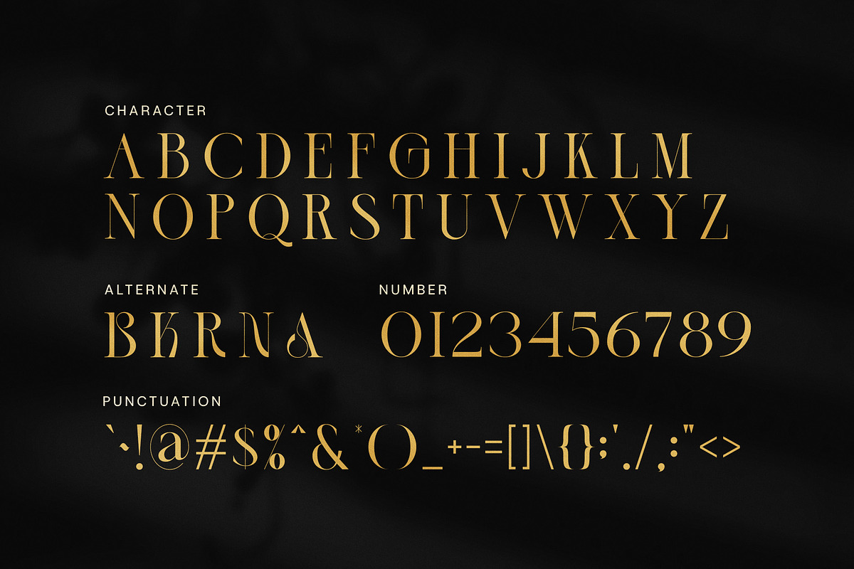 Bether Elegant Modern Serif Typeface, a Serif Font by Graphicxell (Photo 8 of 8)