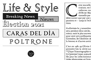Poltrone, a Serif Font by TeGeType foundry (Thumbnail 4 of 7)