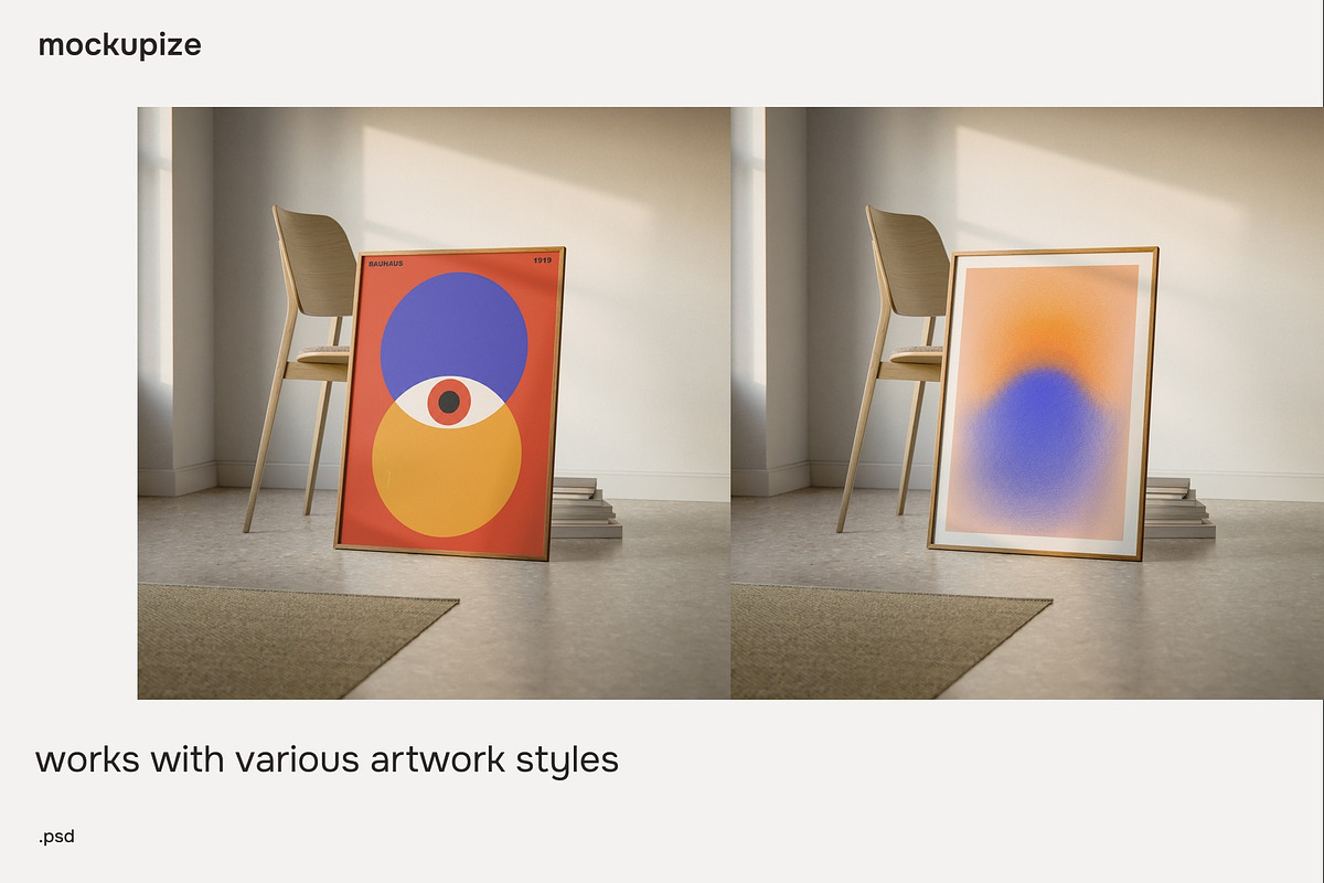 5x7 Floor Leaning Frame Mockup, a Household Mockup by mockupize (Photo 7 of 7)