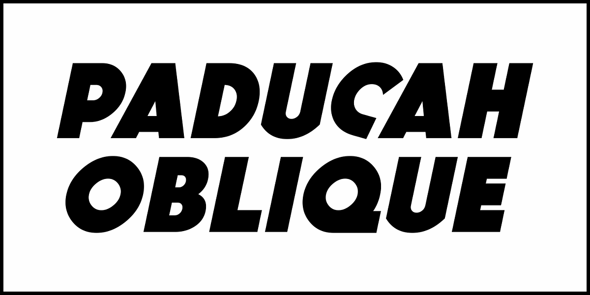 Paducah JNL, a Sans Serif Font by Jeff Levine Fonts (Photo 4 of 5)
