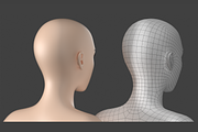 Stylized Female 01 A-Pose Base Mesh, a Characters & Person 3D Model by VK Studio (Thumbnail 14 of 27)