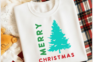 Merry Christmas SVG T-Shirt Design