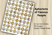 Aphorisms of Famous People, a Print Template by Kseniya-Omega (Thumbnail 3 of 3)