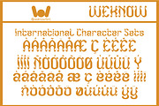 Naturally Changes font, a Font by weknow (Thumbnail 8 of 8)