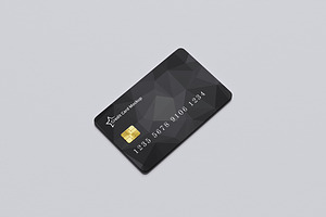 Credit Card Mockup, a Business Card Template by xavier_studio