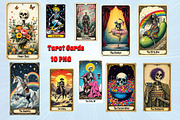 Funny Tarot Cards PNG Bundle 4, a Decorative Illustration by Twisted Mountains (Thumbnail 1 of 10)