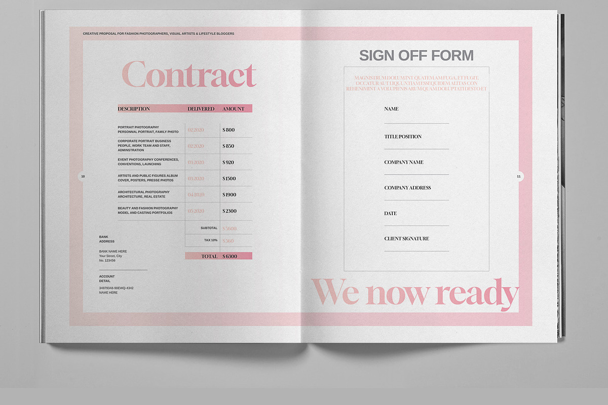 Creative Fashion Project Proposal, a Brochure Template by Boris Cupac (Photo 7 of 7)