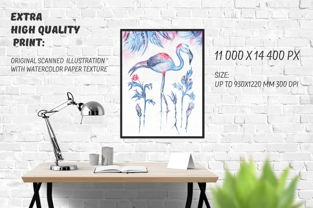 Frosty Tropics - HQ watercolor set, an Illustration by kisikoida (Photo 2 of 6)
