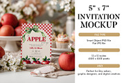 5x7 Invitation Mockup PSD, a Mockup by Bijou Bay (Thumbnail 2 of 2)