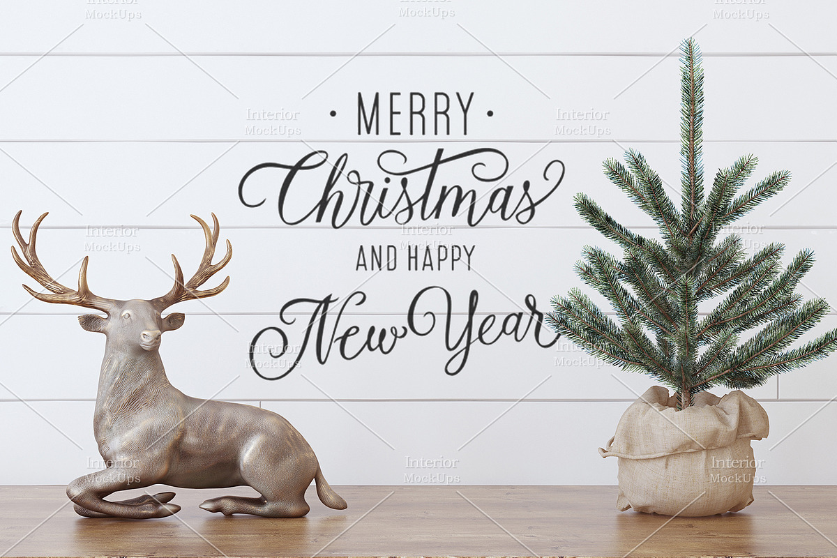 Christmas mockup., a Household Mockup by MyHomeMockups (Photo 3 of 7)