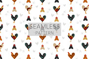 American Game Chicken breed clipart, an Animal Illustration by pet design shop (Thumbnail 5 of 5)