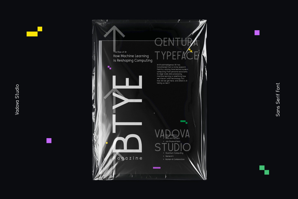 Qentura Sans Serif Font, a Sans Serif Font by Vadovastd (Photo 7 of 7)