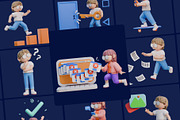 Sandy Work 3D Character, a Characters & Person 3D Model by orenjidesign (Thumbnail 7 of 8)