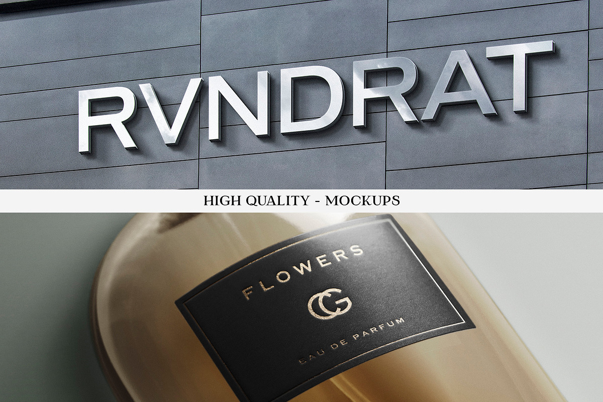 50 Logo Mockup Branding Bundle - V4, an Advertising Mockup by Asylab (Photo 5 of 56)