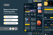 Quizonaut - Space Academy Quiz UI Ap, an App Template by twinstd (Thumbnail 1 of 5)