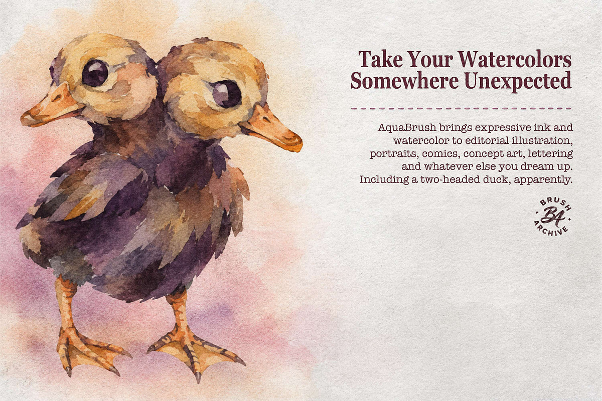 Watercolor & Ink Procreate Brushes, a Brush Add-On by BrushArchive (Photo 15 of 16)