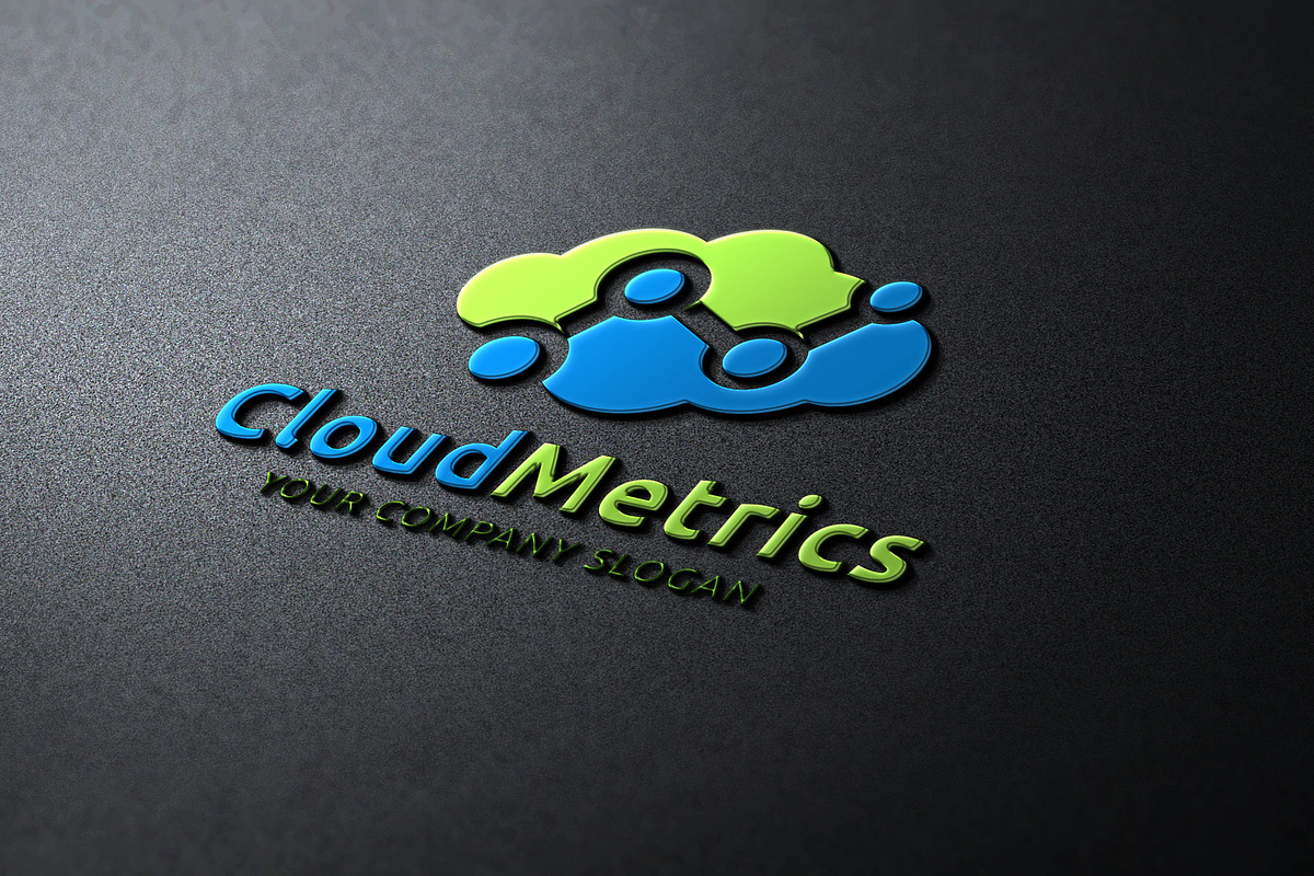 Cloud Metrics, a Branding & Logo Template by Vectorwins Premium Shop (Photo 2 of 4)