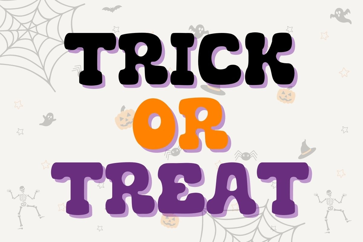 Halloween Party - Display Groovy, a Handwritten Font by Charmingbear59.design (Photo 4 of 5)