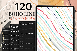 Procreate Boho Line Brushes