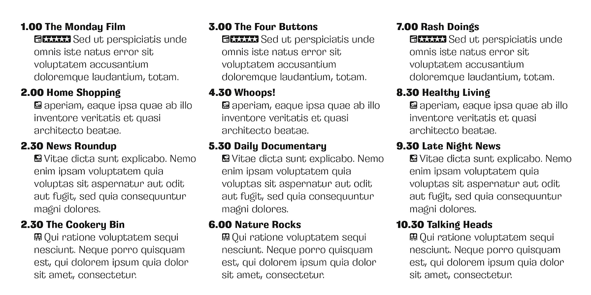 Grange Text, a Sans Serif Font by Device (Photo 4 of 5)