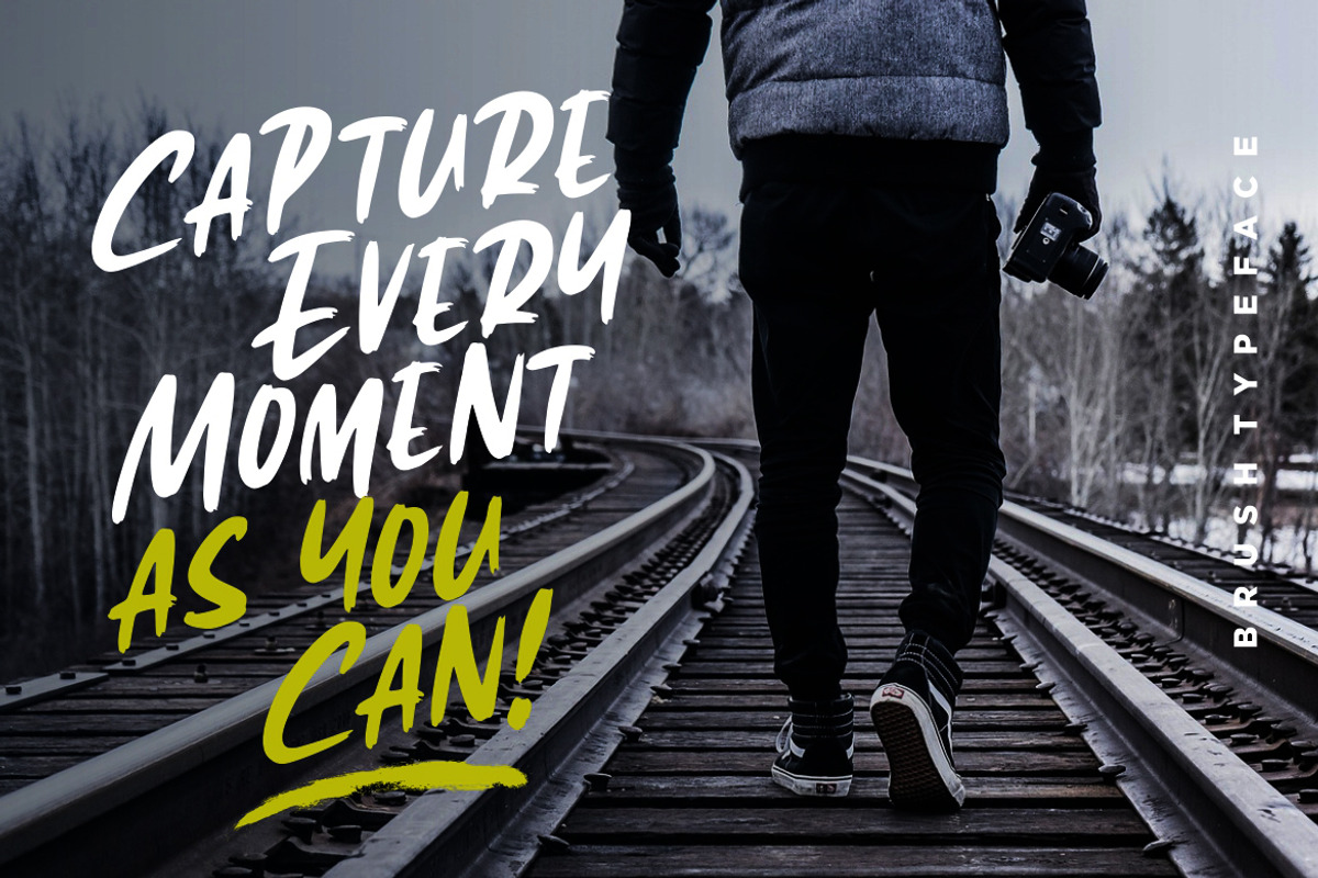 Forqend Brush Advertisement Font preview 2