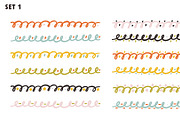 Line Wavy Border Set, a Decorative Illustration by AnkaDrozd (Thumbnail 2 of 5)