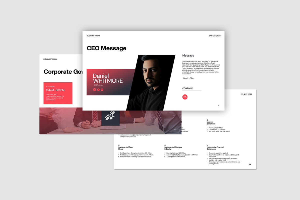 Rough Annual Report Presentation preview 6